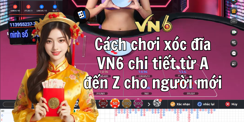 Cách chơi xóc đĩa VN6 chi tiết từ A đến Z cho người mới